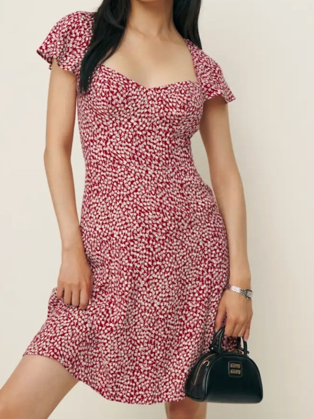 Reformation Novia Dress Roja - Size 6